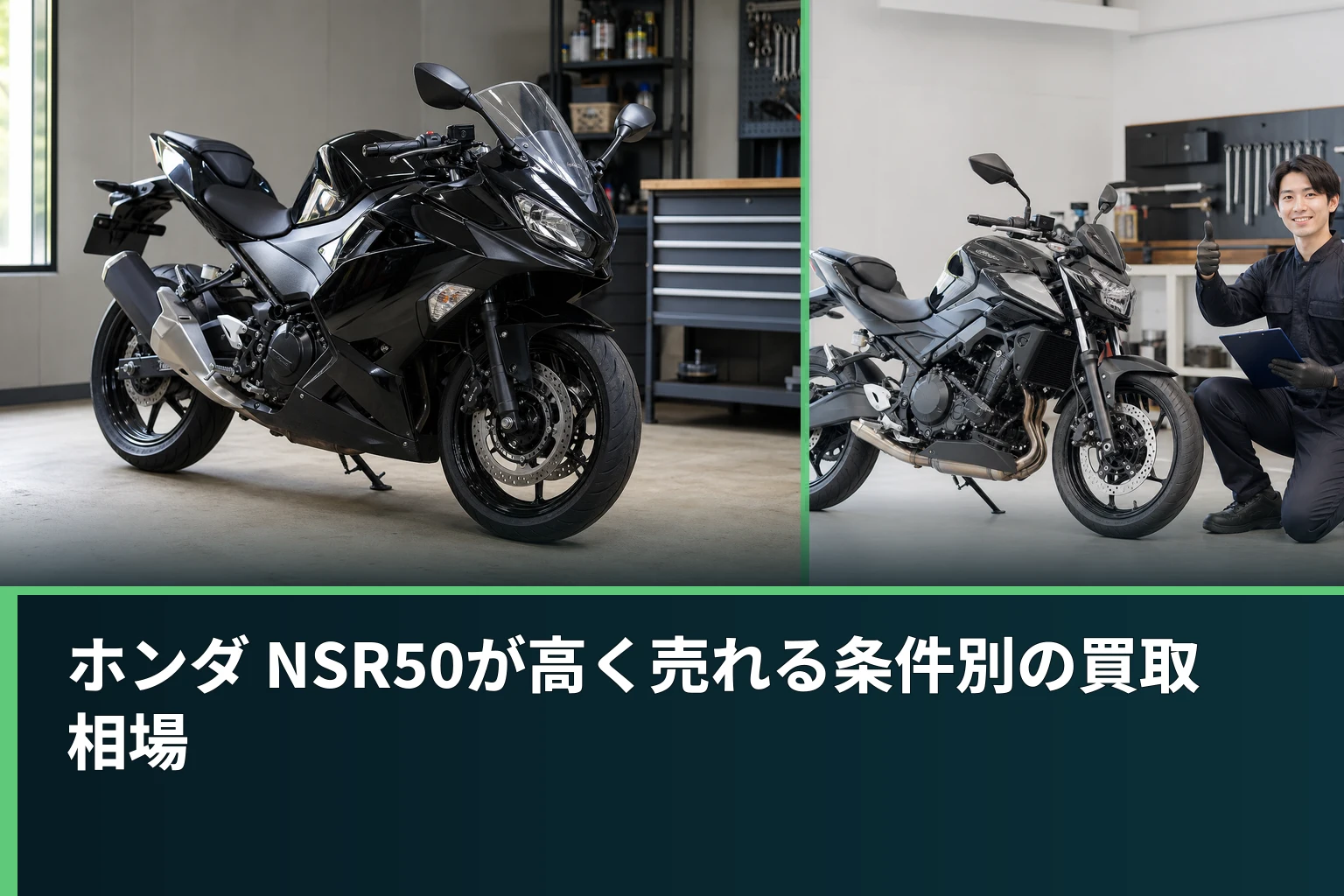 ホンダ NSR50が高く売れる条件別の買取相場