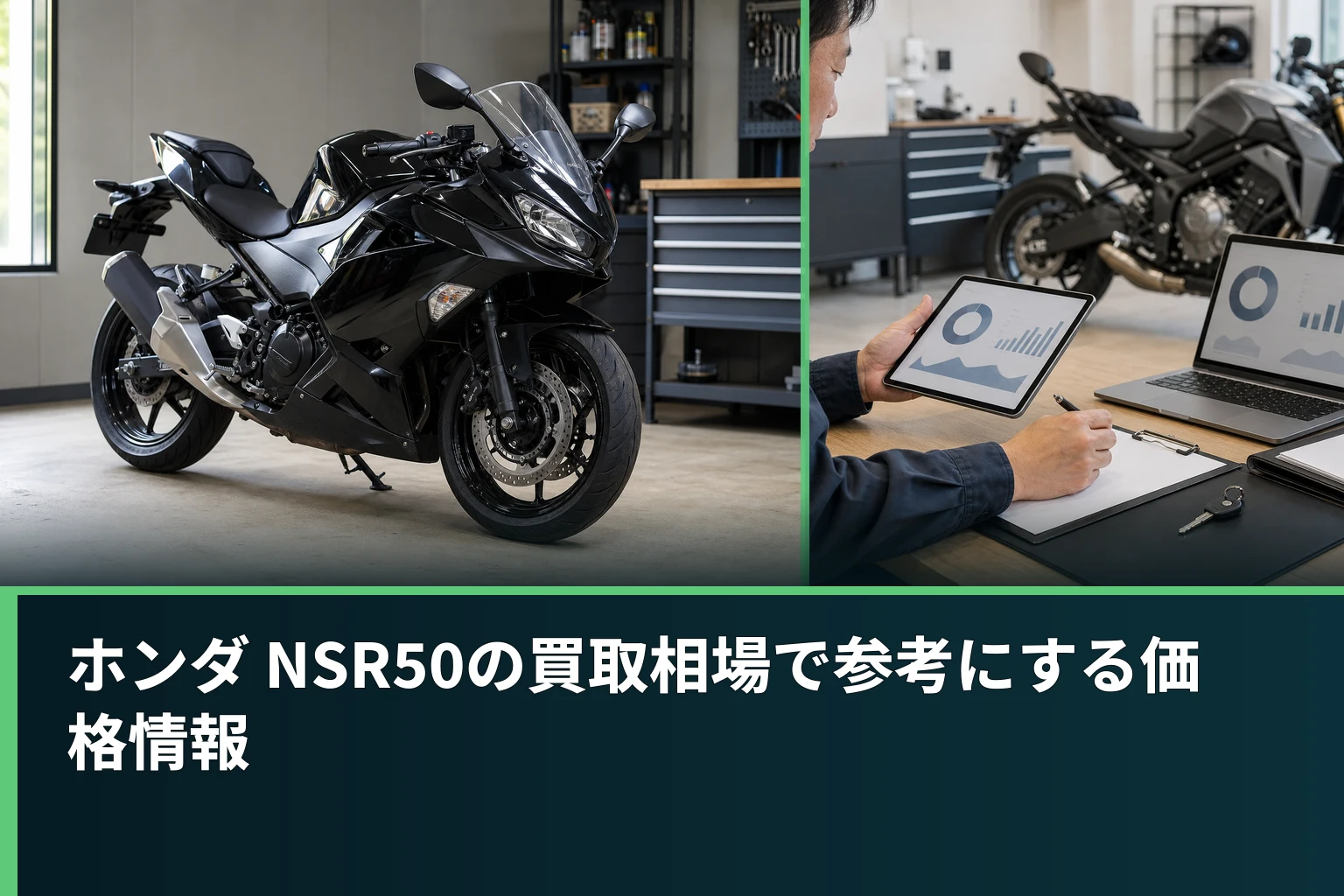 ホンダ NSR50の買取相場で参考にする価格情報
