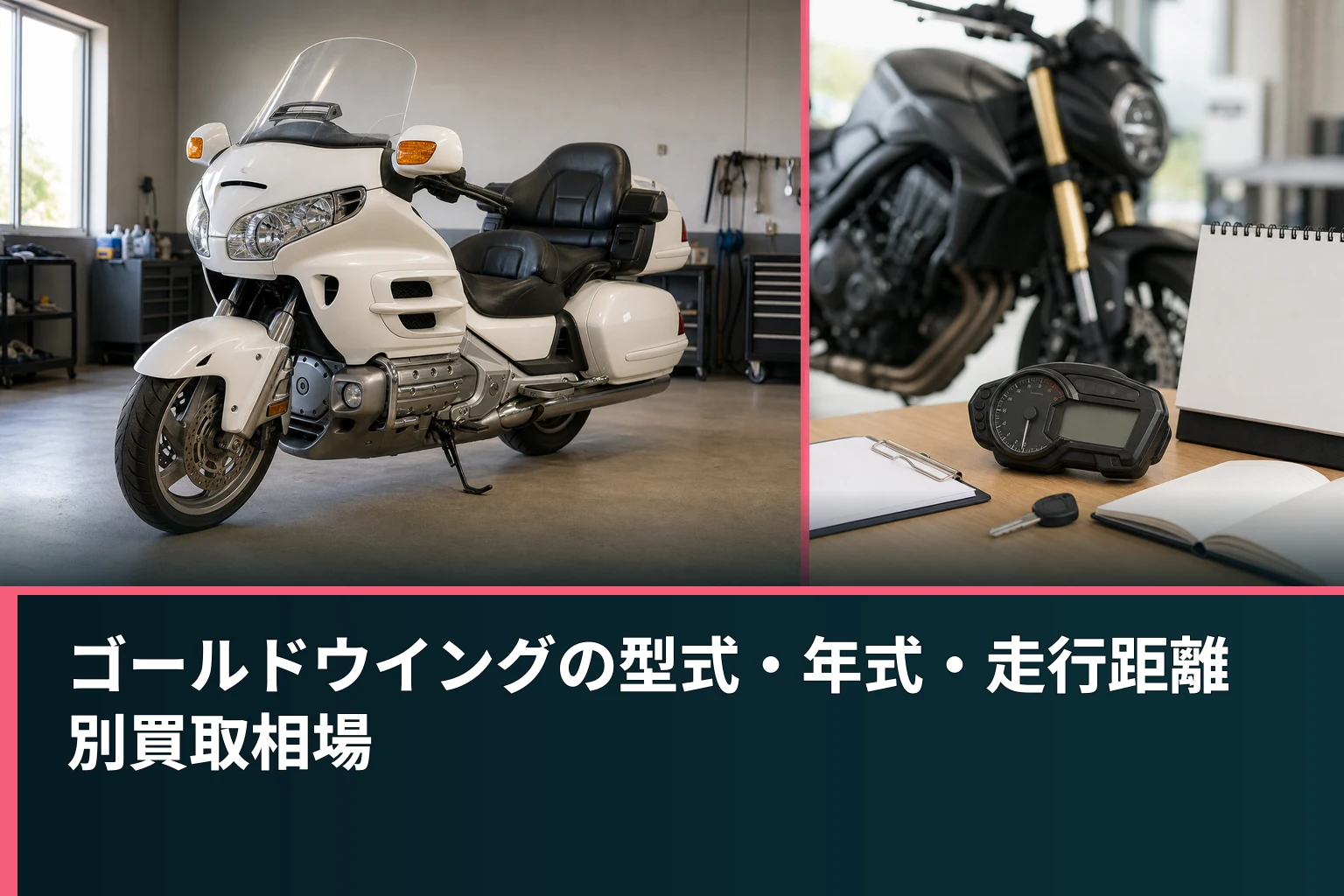 ゴールドウイングの型式・年式・走行距離別買取相場