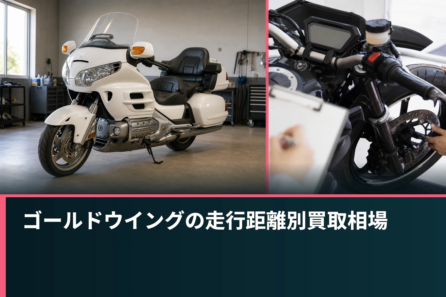ゴールドウイングの走行距離別買取相場