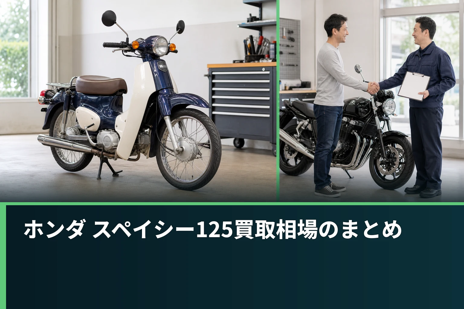 ホンダ スペイシー125買取相場のまとめ