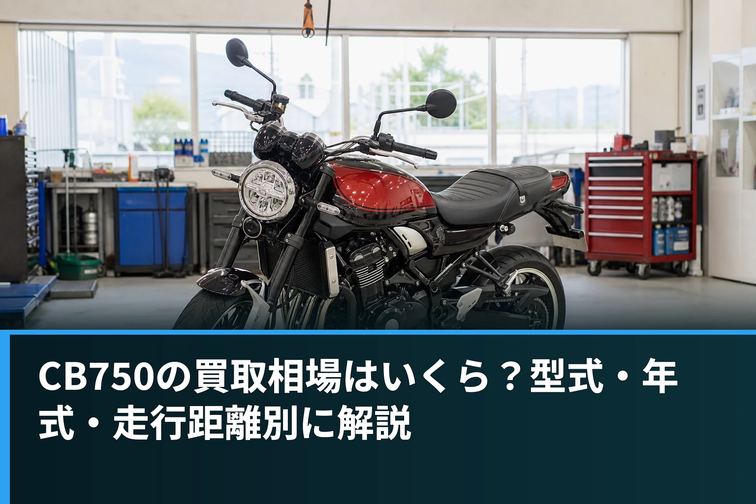 CB750の買取相場はいくら?型式・年式・走行距離別に解説