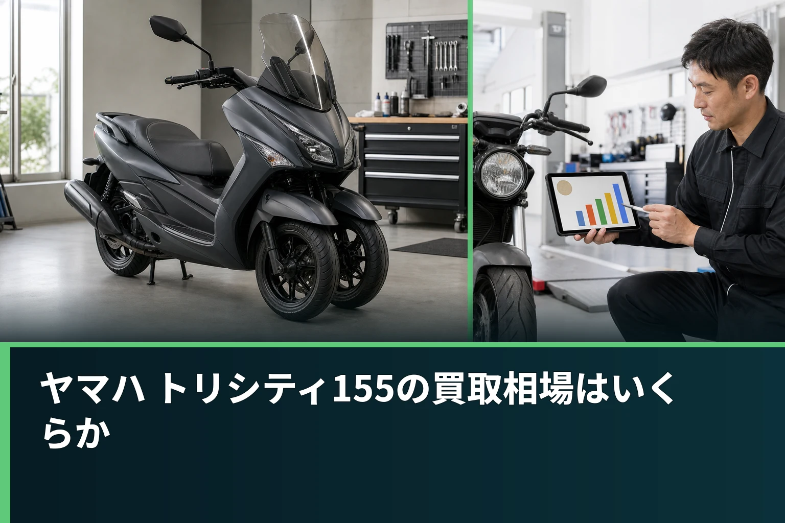 ヤマハ トリシティ155の買取相場はいくらか