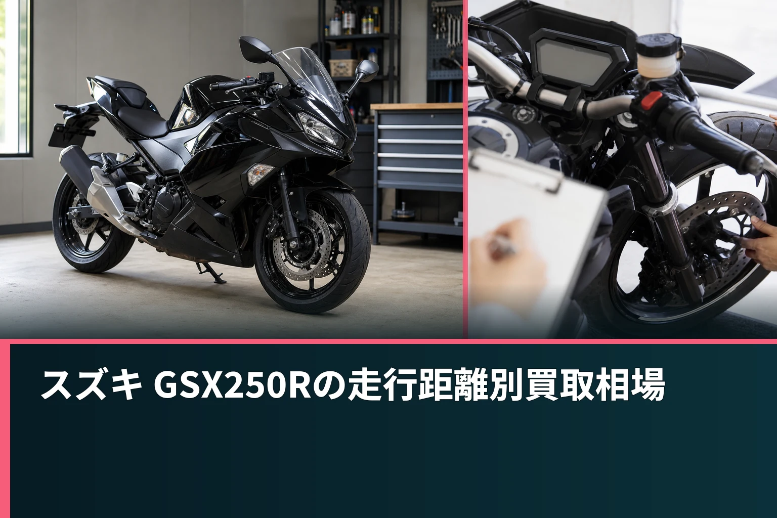 スズキ GSX250Rの走行距離別買取相場