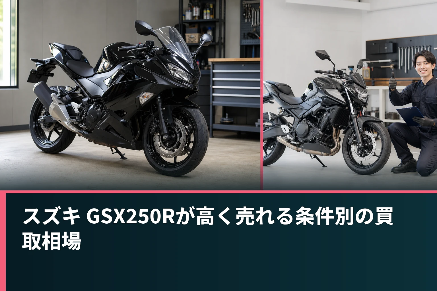 スズキ GSX250Rが高く売れる条件別の買取相場
