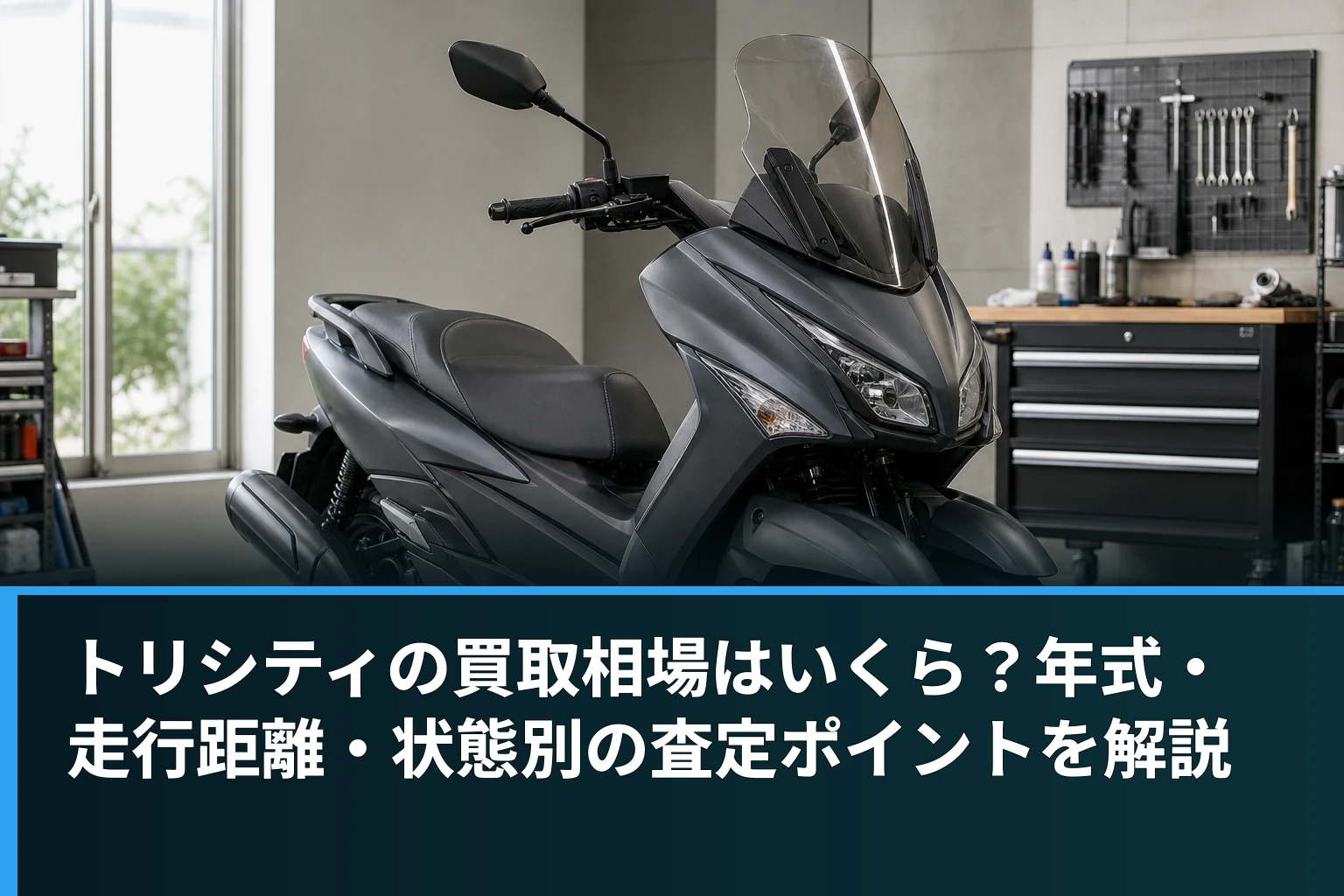 トリシティの買取相場はいくら？年式・走行距離・状態別の査定ポイントを解説