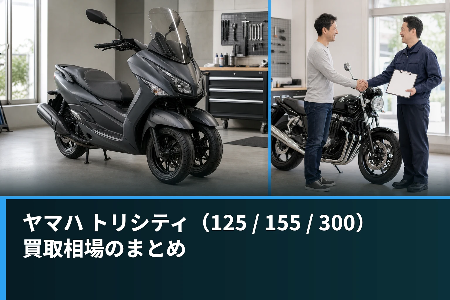 ヤマハ トリシティ（125 / 155 / 300）買取相場のまとめ