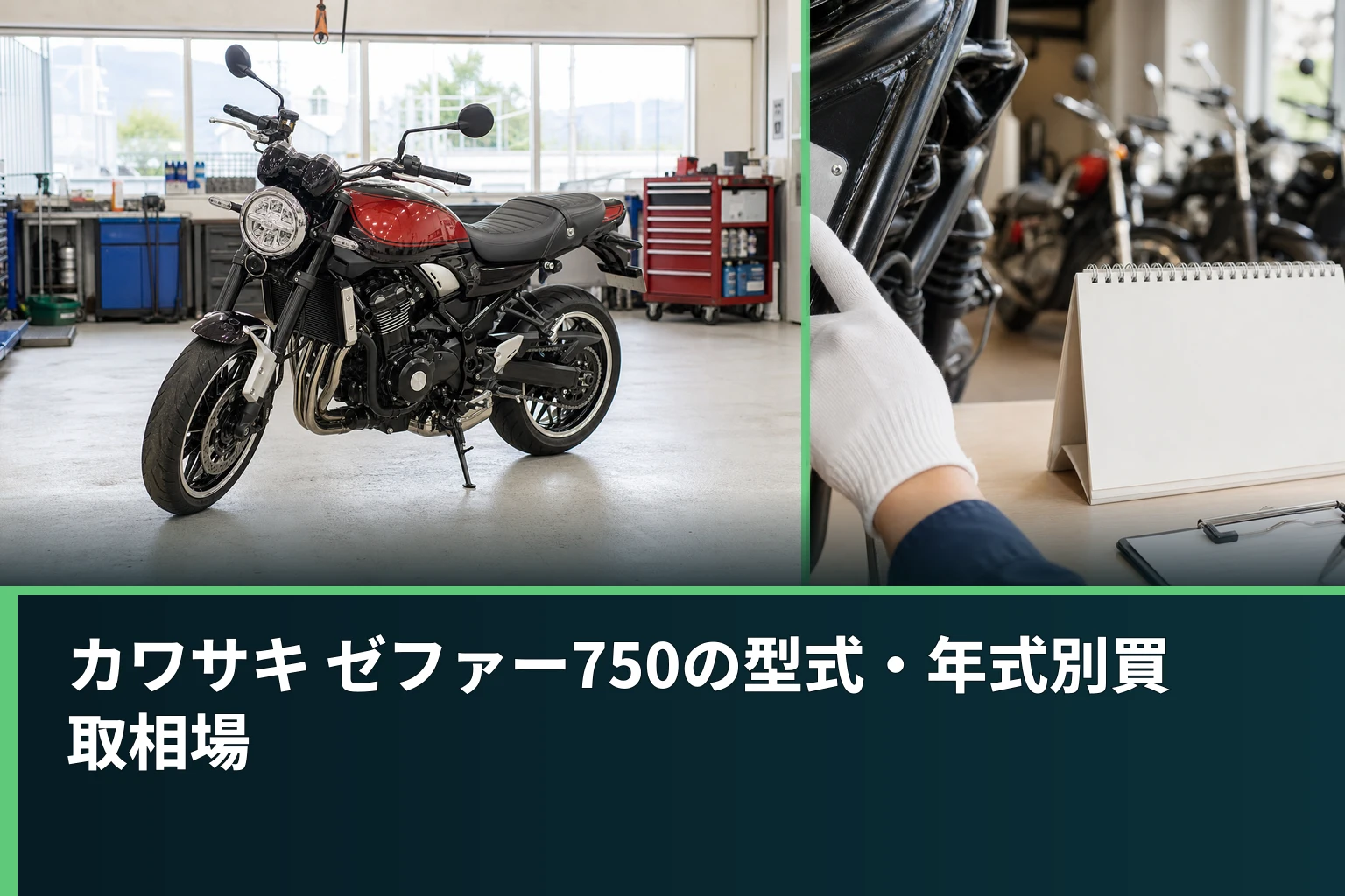 カワサキ ゼファー750の型式・年式別買取相場