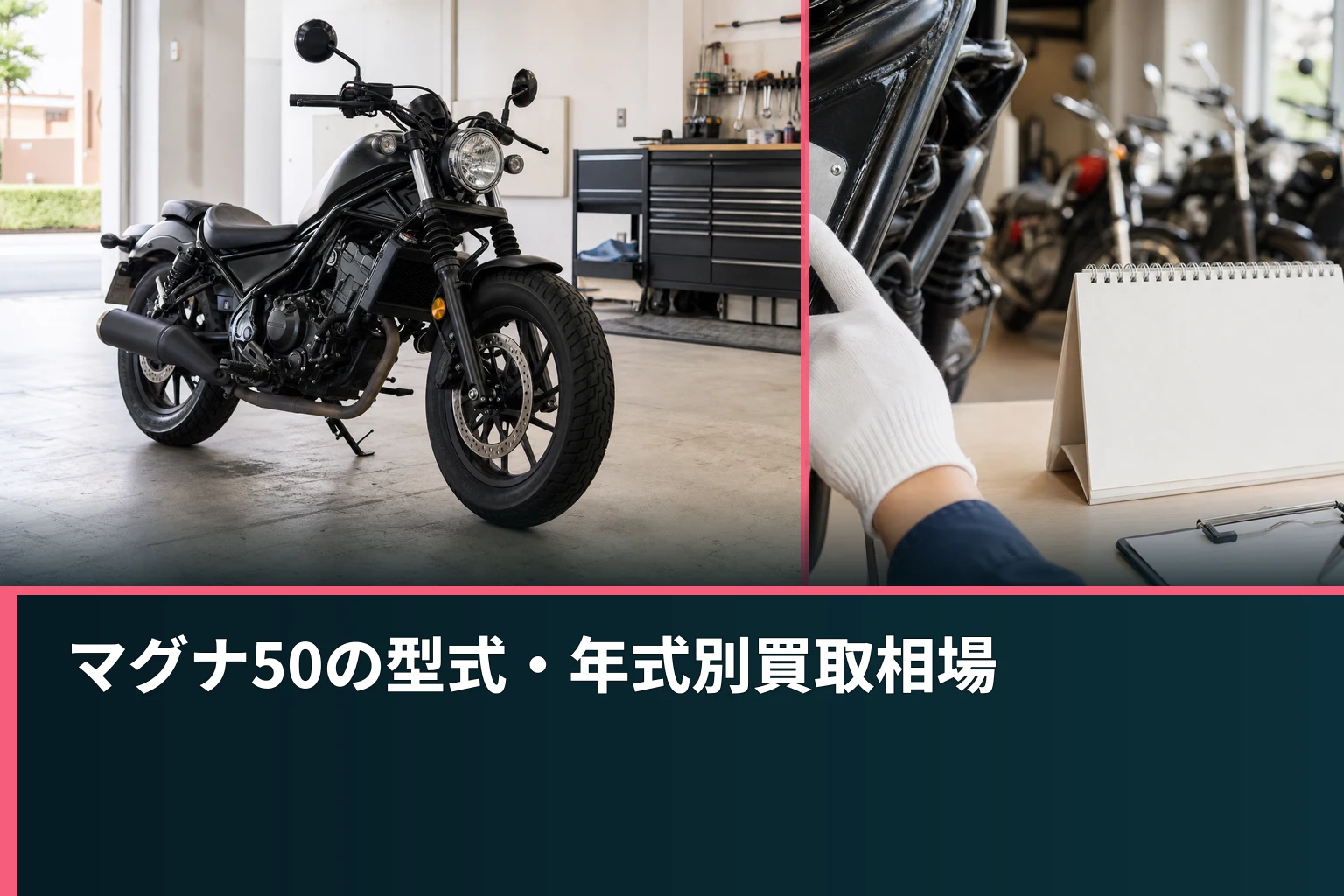 マグナ50の型式・年式別買取相場