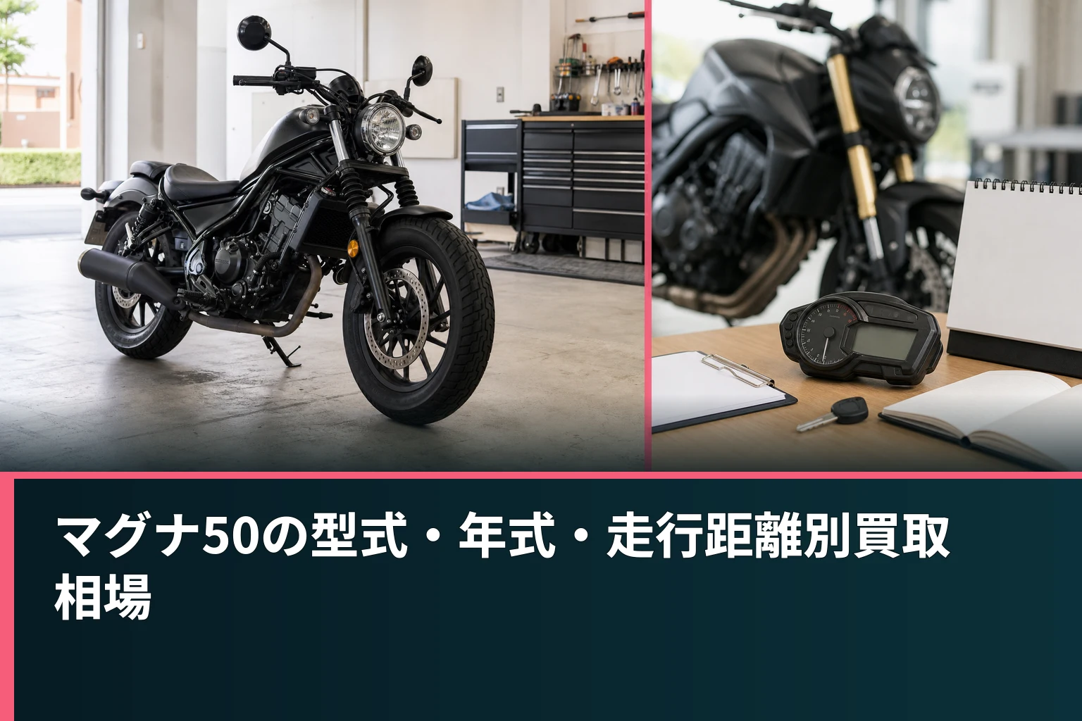 マグナ50の型式・年式・走行距離別買取相場