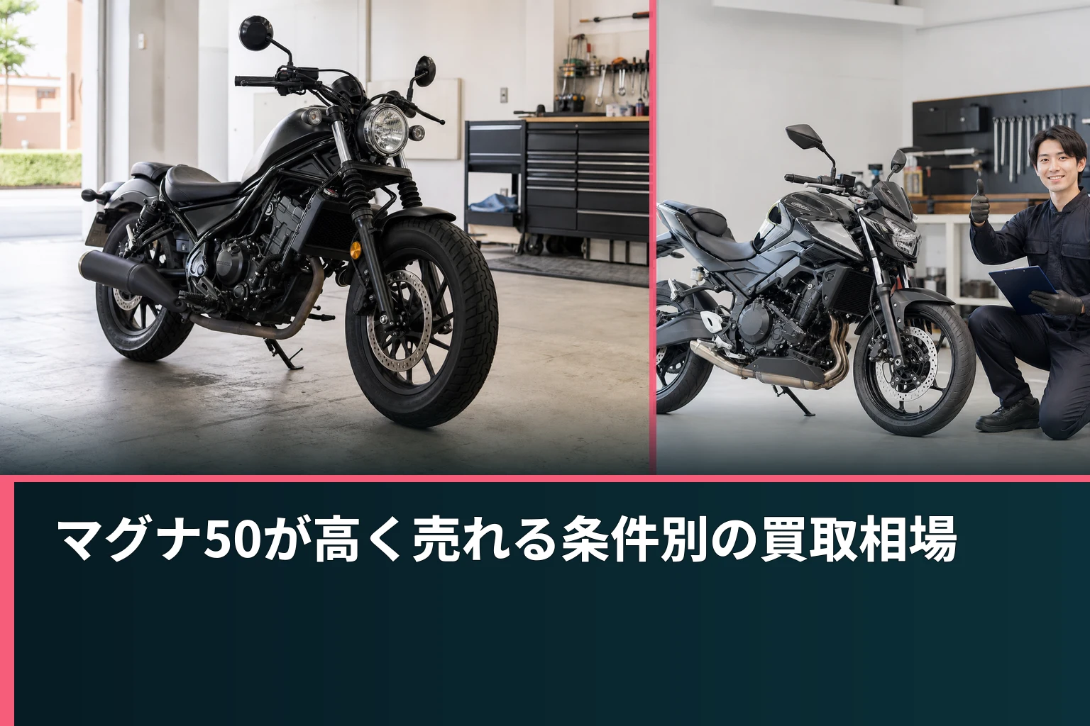 マグナ50が高く売れる条件別の買取相場