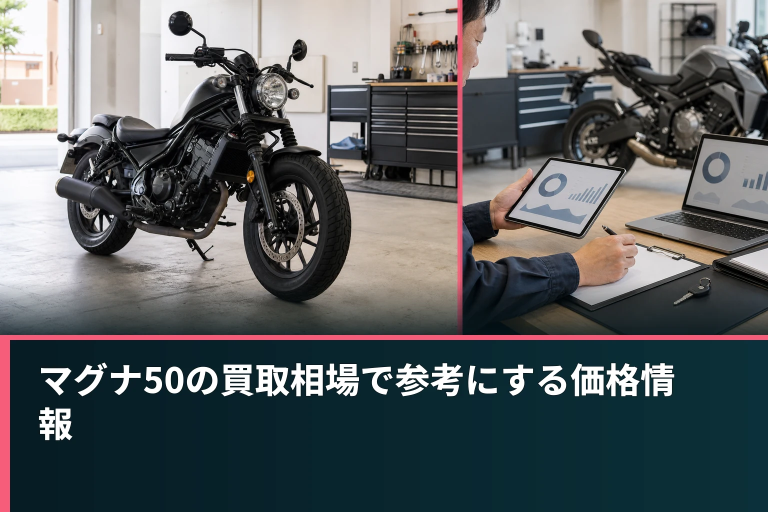 マグナ50の買取相場で参考にする価格情報