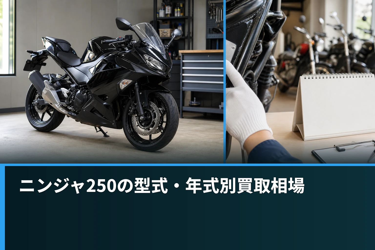 ニンジャ250の型式・年式別買取相場