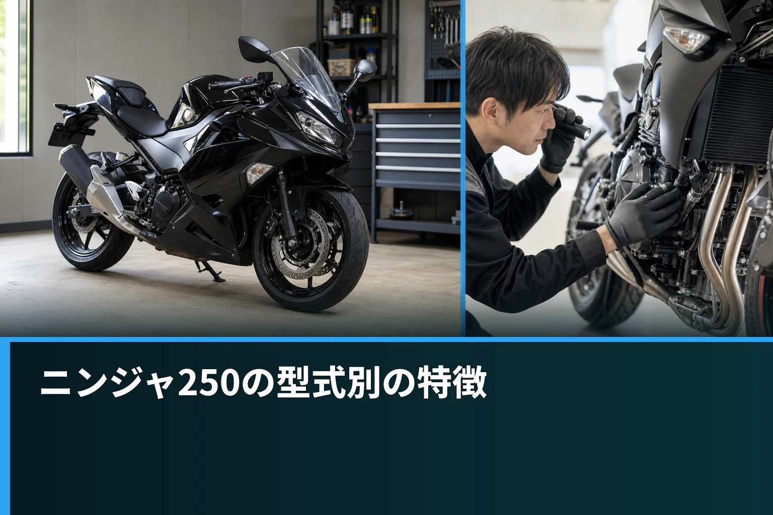 ニンジャ250の型式別の特徴