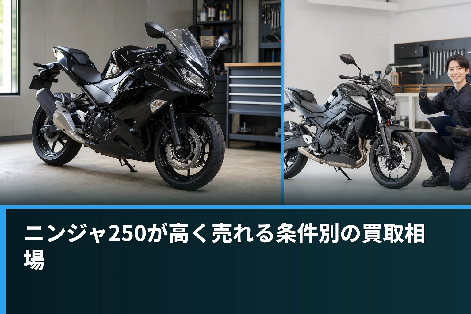 ニンジャ250が高く売れる条件別の買取相場