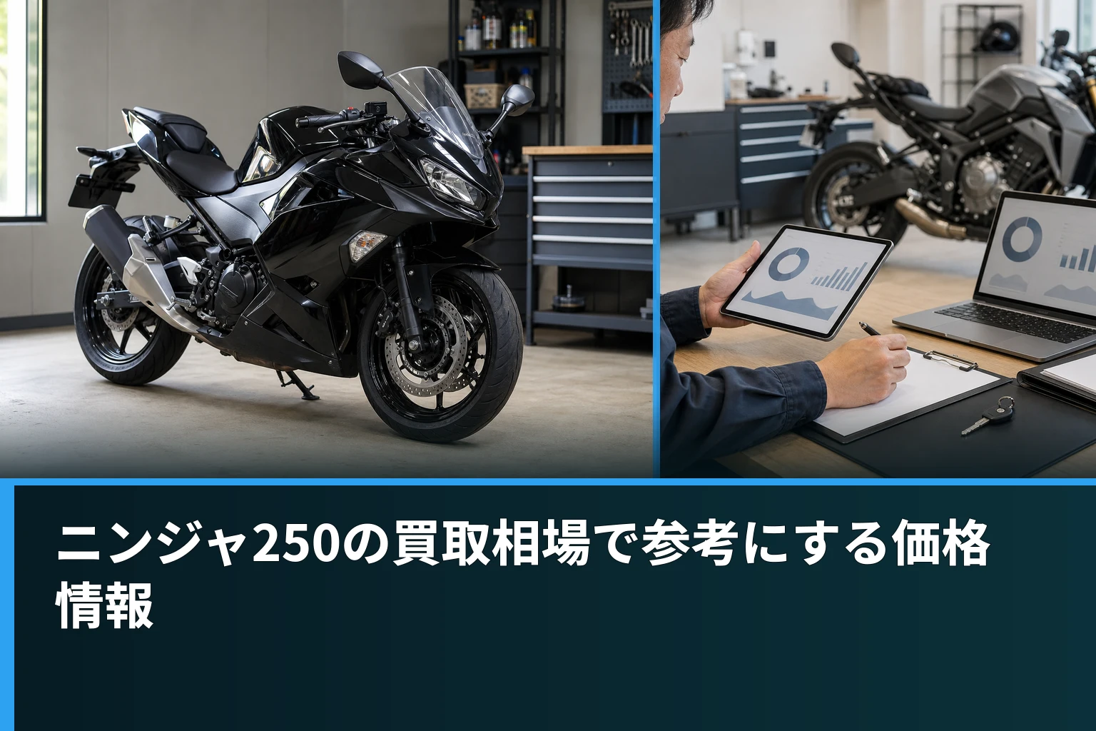 ニンジャ250の買取相場で参考にする価格情報