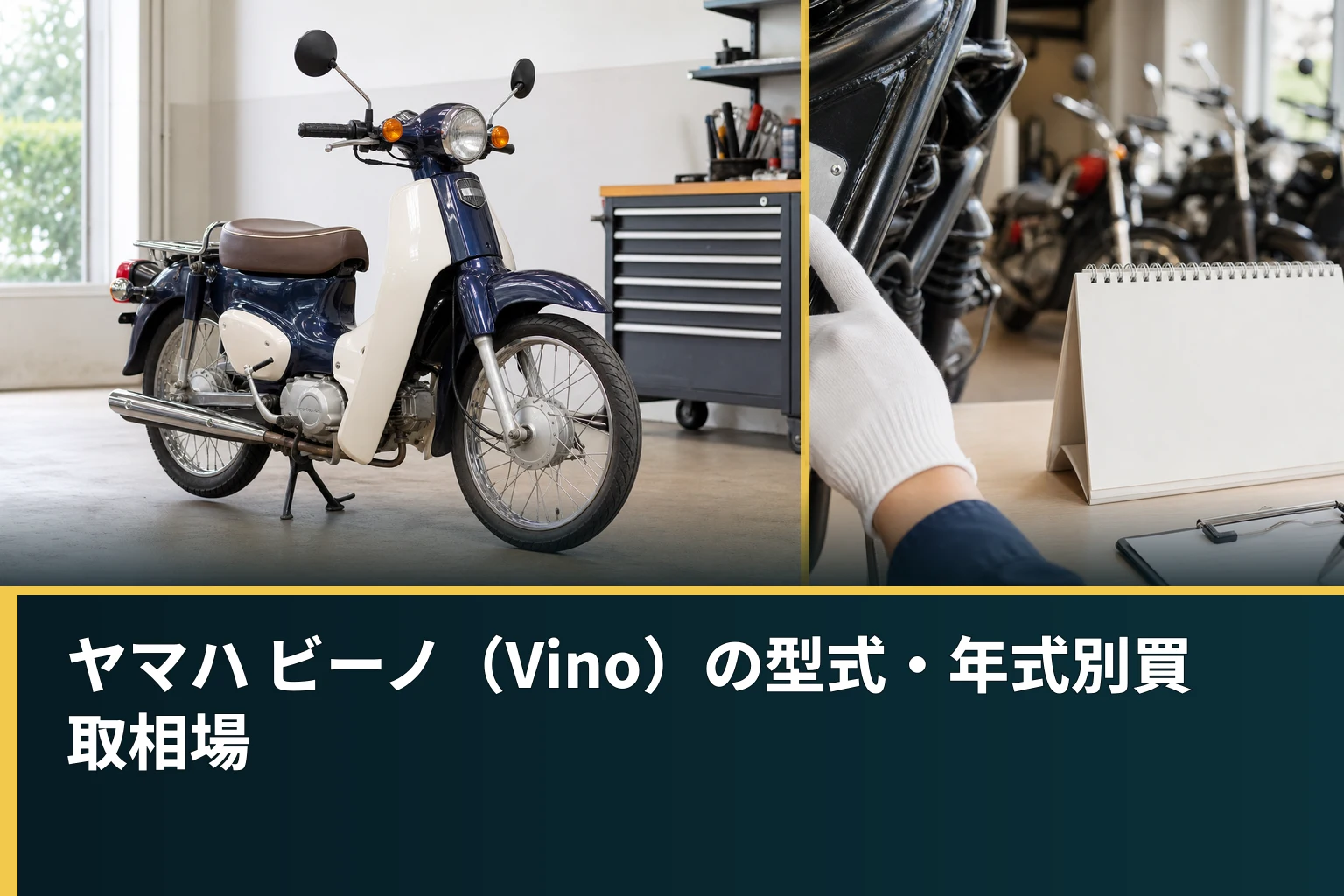 ヤマハ ビーノ(Vino)の型式・年式別買取相場