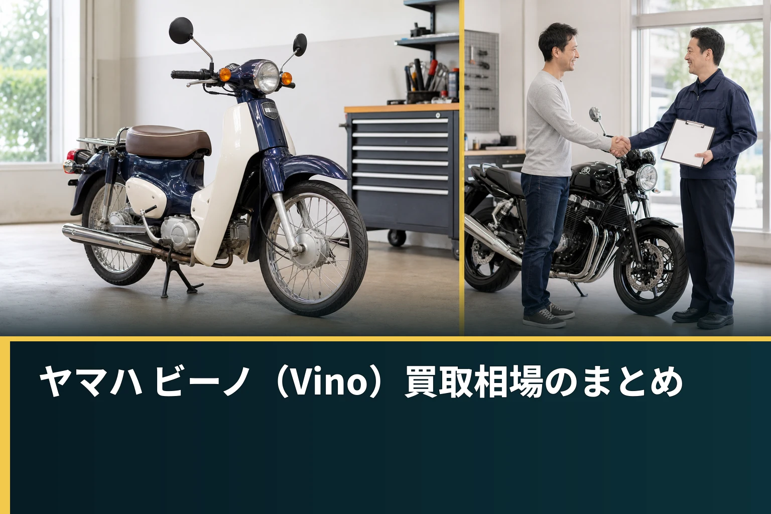 ヤマハ ビーノ(Vino)買取相場のまとめ