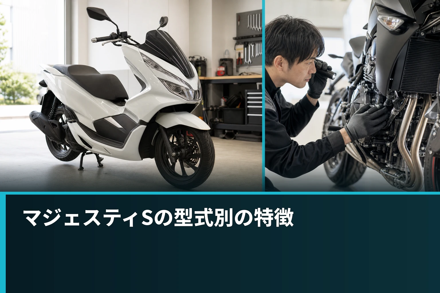 マジェスティSの型式別の特徴