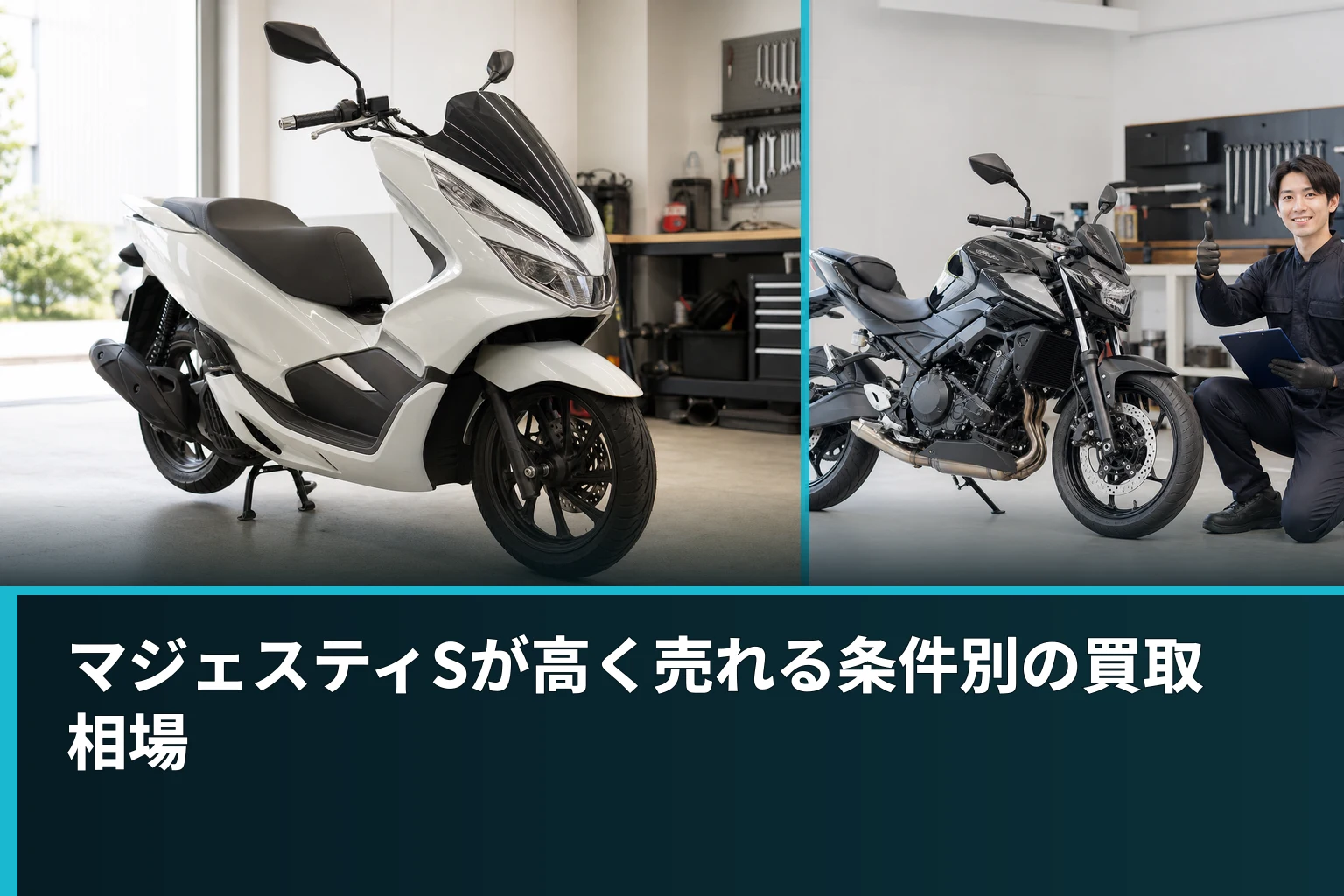 マジェスティSが高く売れる条件別の買取相場