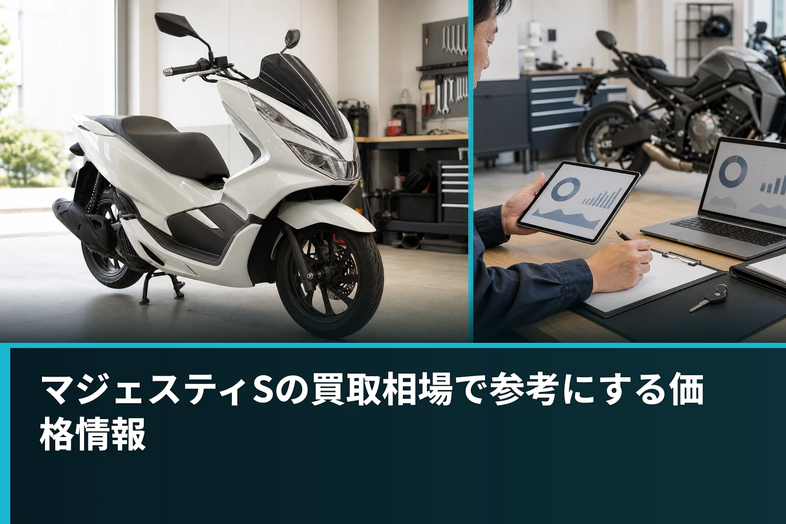 マジェスティSの買取相場で参考にする価格情報