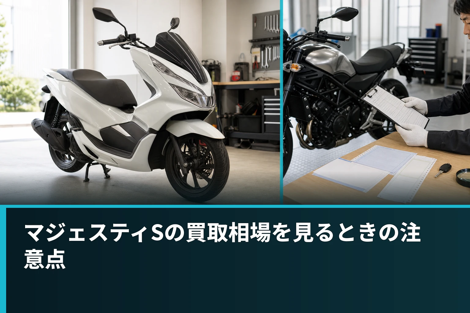 マジェスティSの買取相場を見るときの注意点