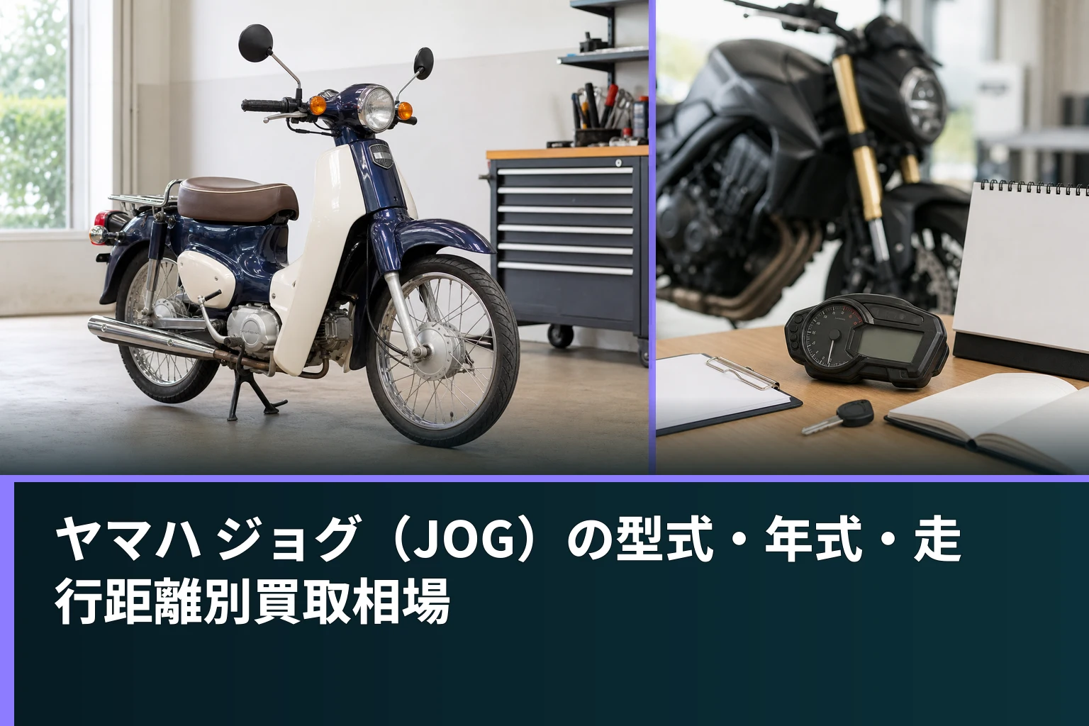 ヤマハ ジョグ(JOG)の型式・年式・走行距離別買取相場