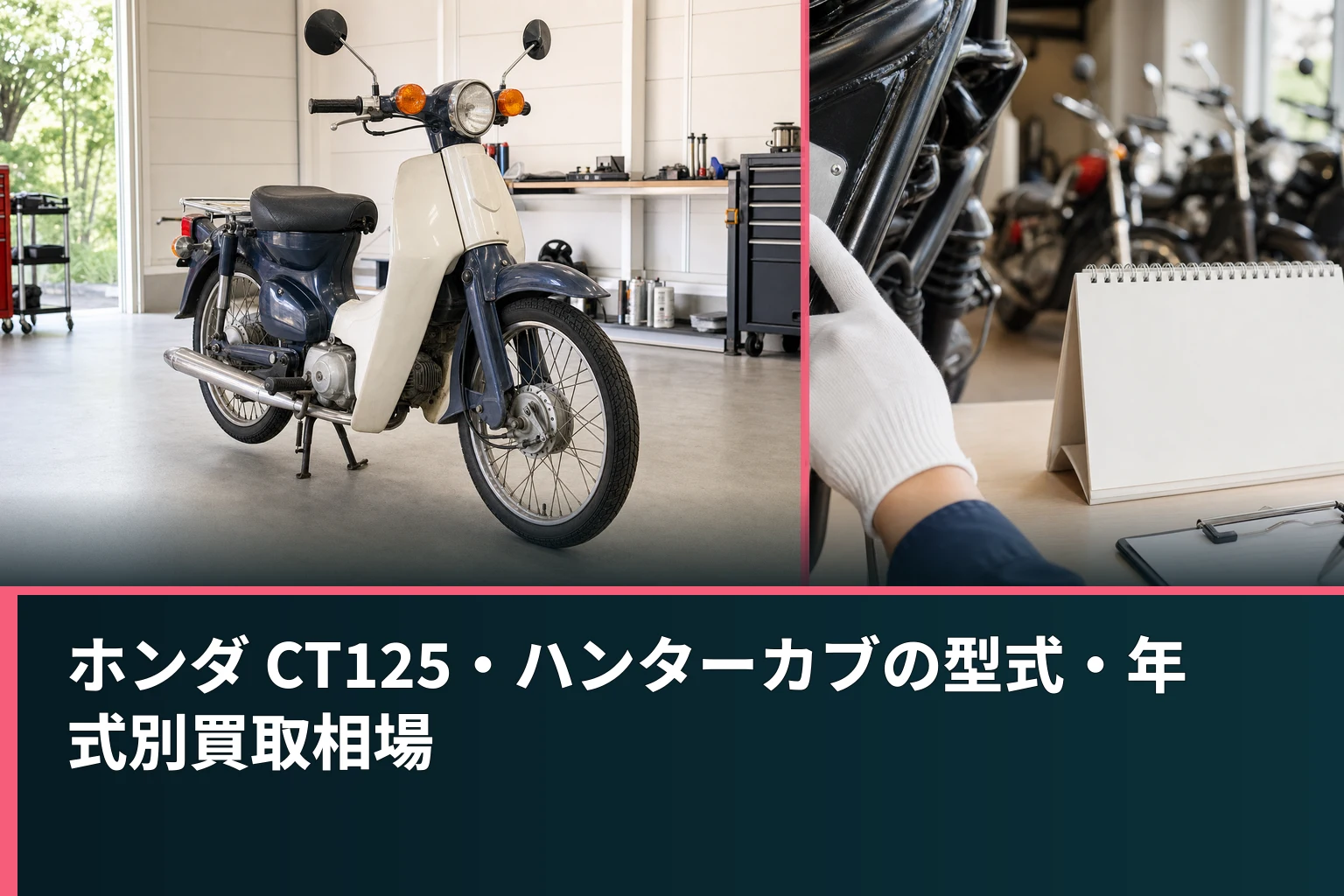 ホンダ CT125・ハンターカブの型式・年式別買取相場