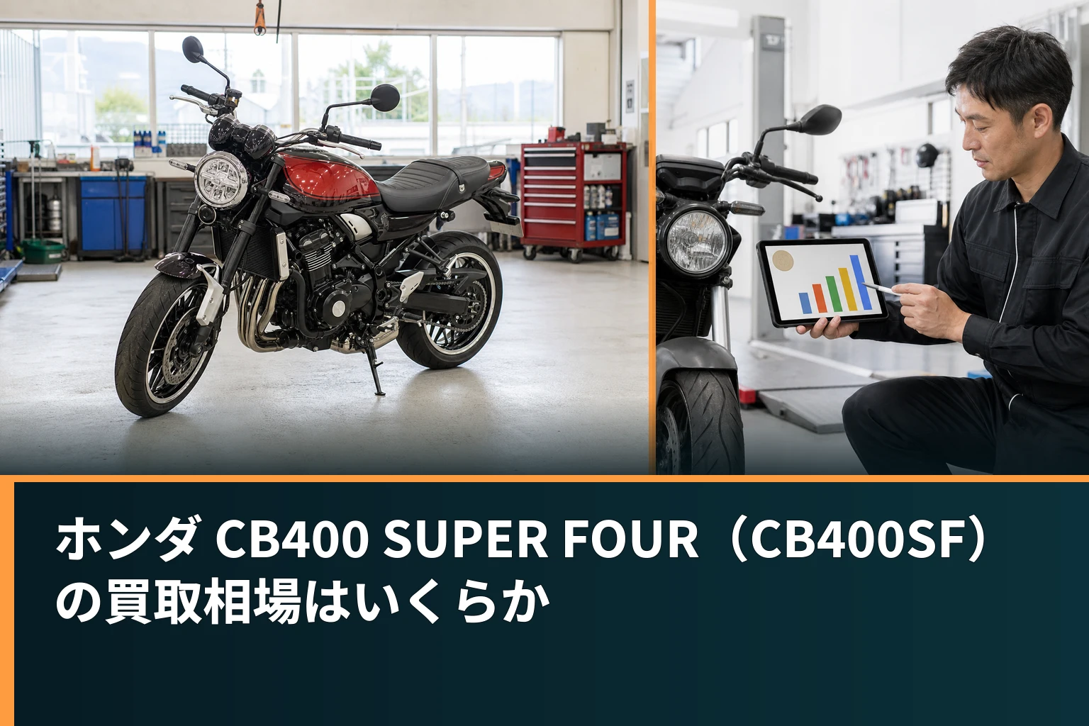 ホンダ CB400 SUPER FOUR(CB400SF)の買取相場はいくらか