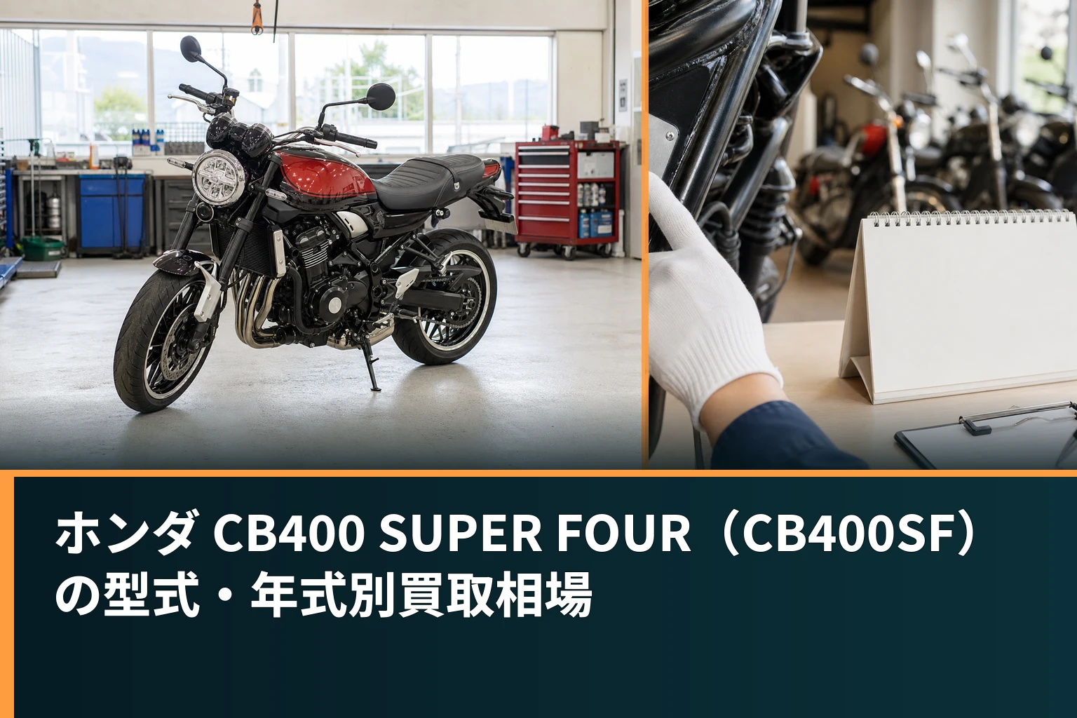 ホンダ CB400 SUPER FOUR(CB400SF)の型式・年式別買取相場