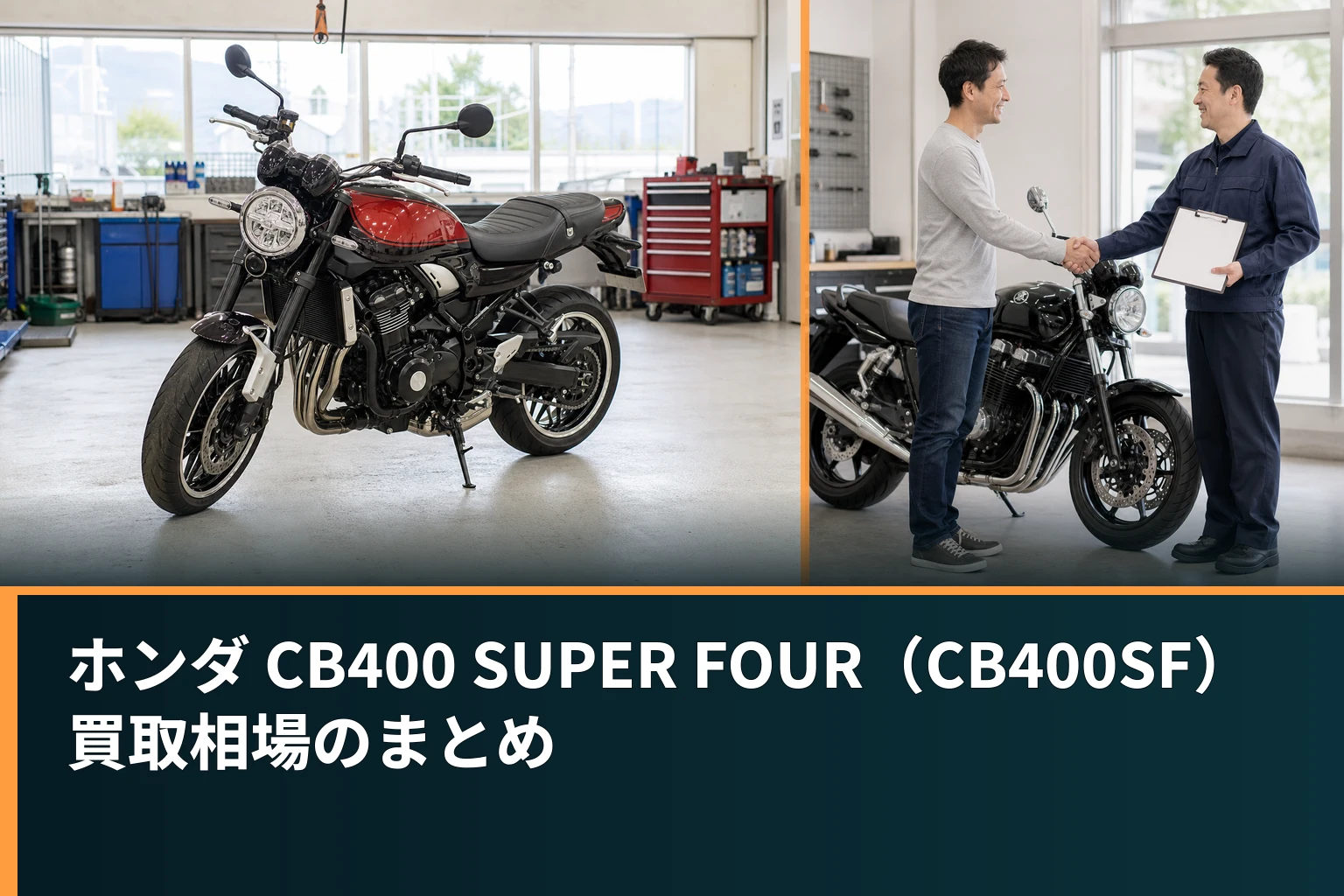 ホンダ CB400 SUPER FOUR(CB400SF)買取相場のまとめ