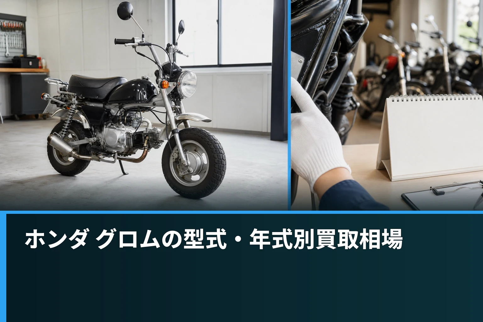 ホンダ グロムの型式・年式別買取相場