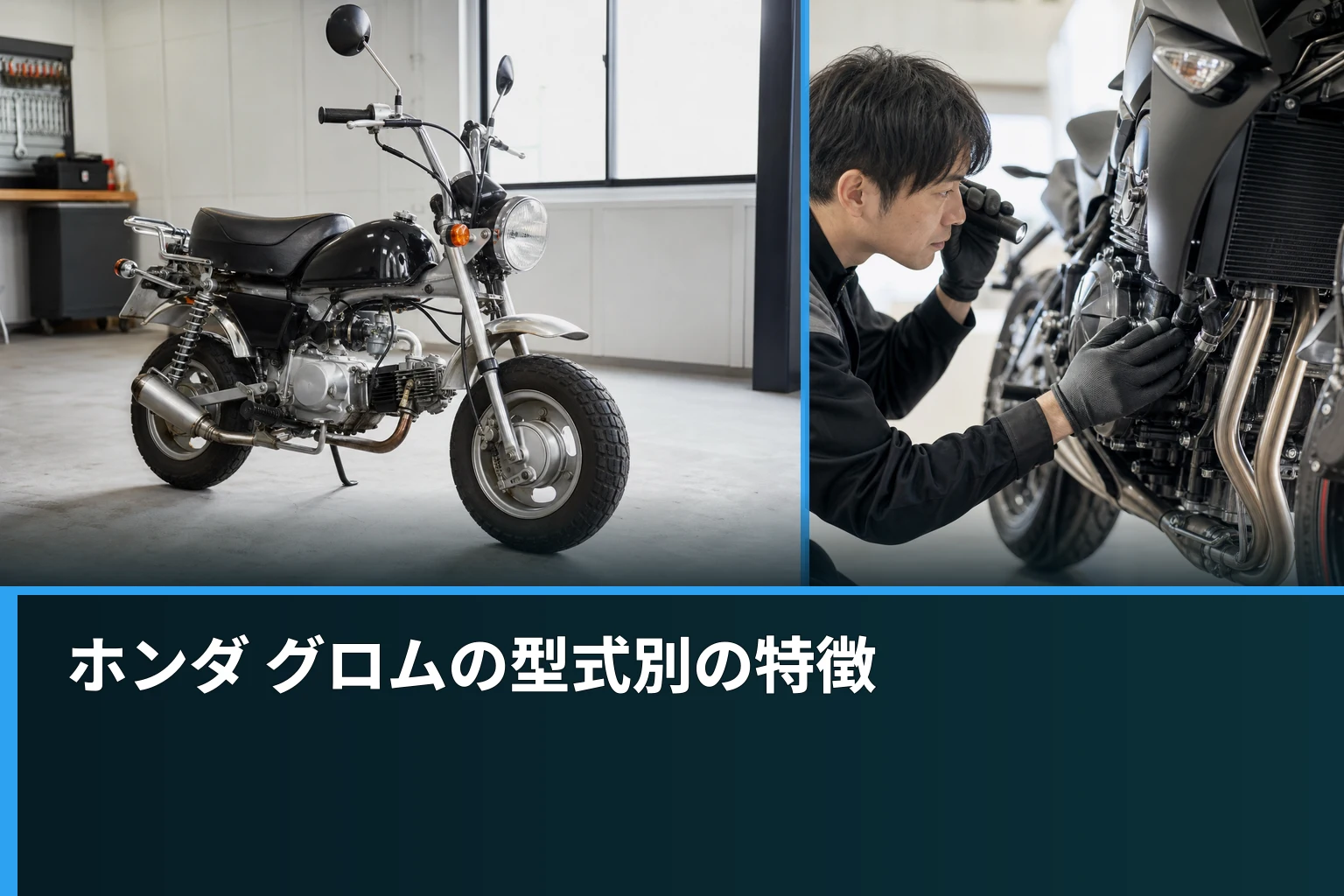 ホンダ グロムの型式別の特徴
