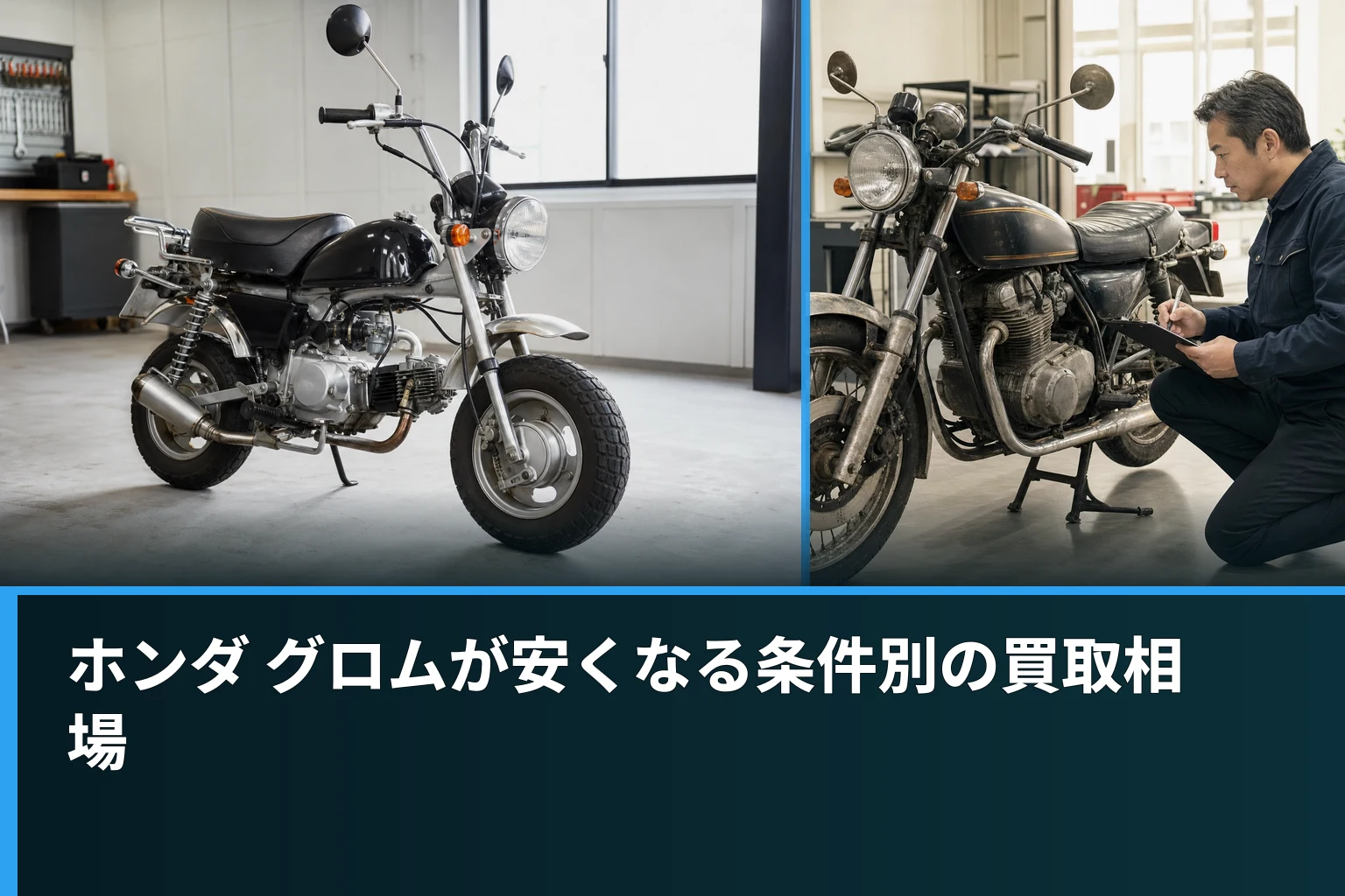 ホンダ グロムが安くなる条件別の買取相場