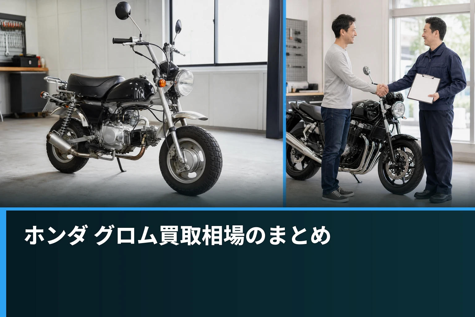 ホンダ グロム買取相場のまとめ