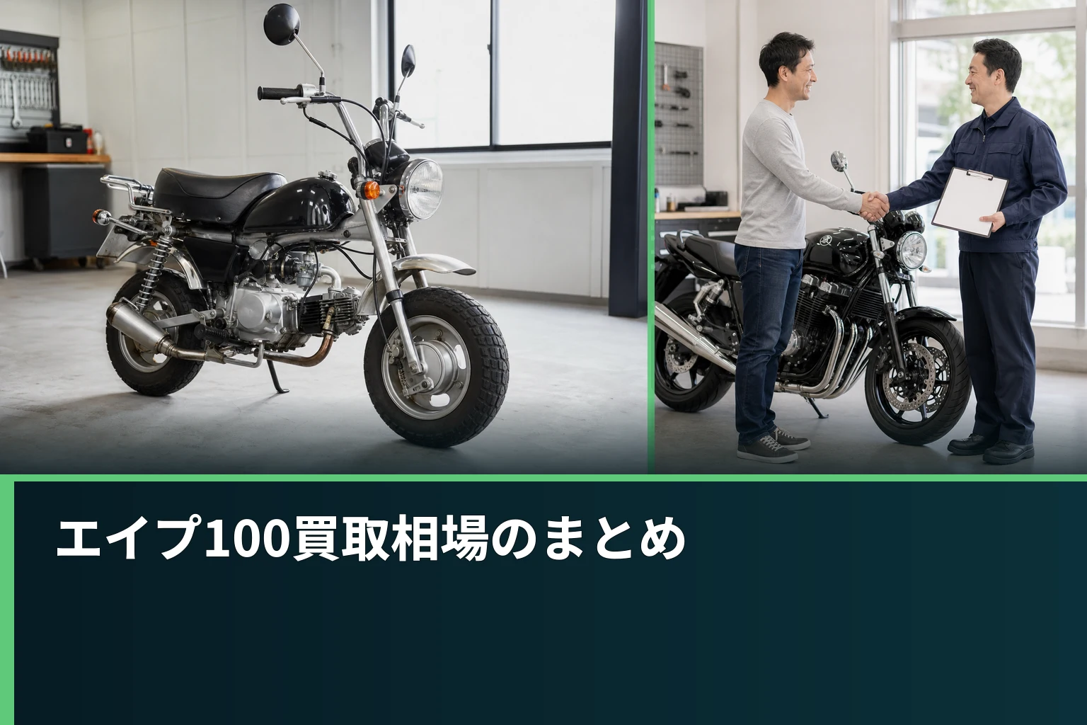 エイプ100買取相場のまとめ