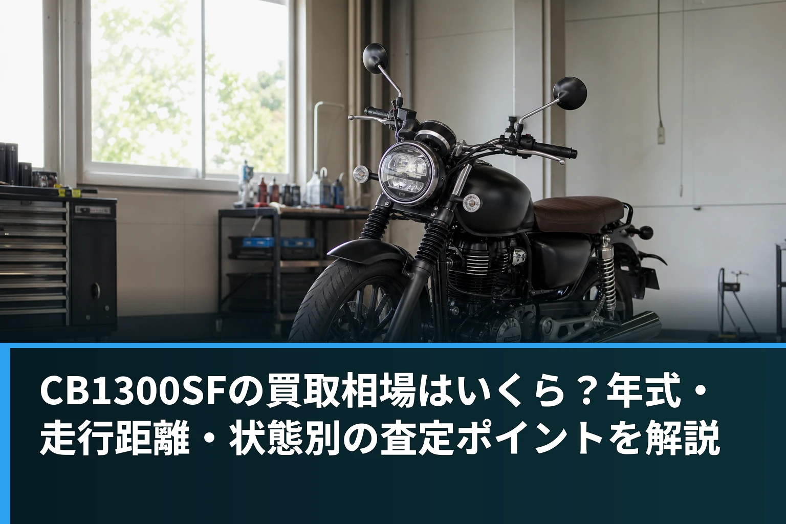 CB1300SFの買取相場はいくら?年式・走行距離・状態別の査定ポイントを解説