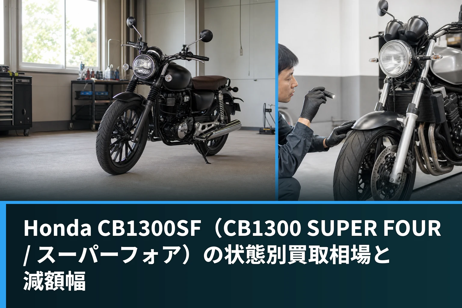 Honda CB1300SF(CB1300 SUPER FOUR / スーパーフォア)の状態別買取相場と減額幅