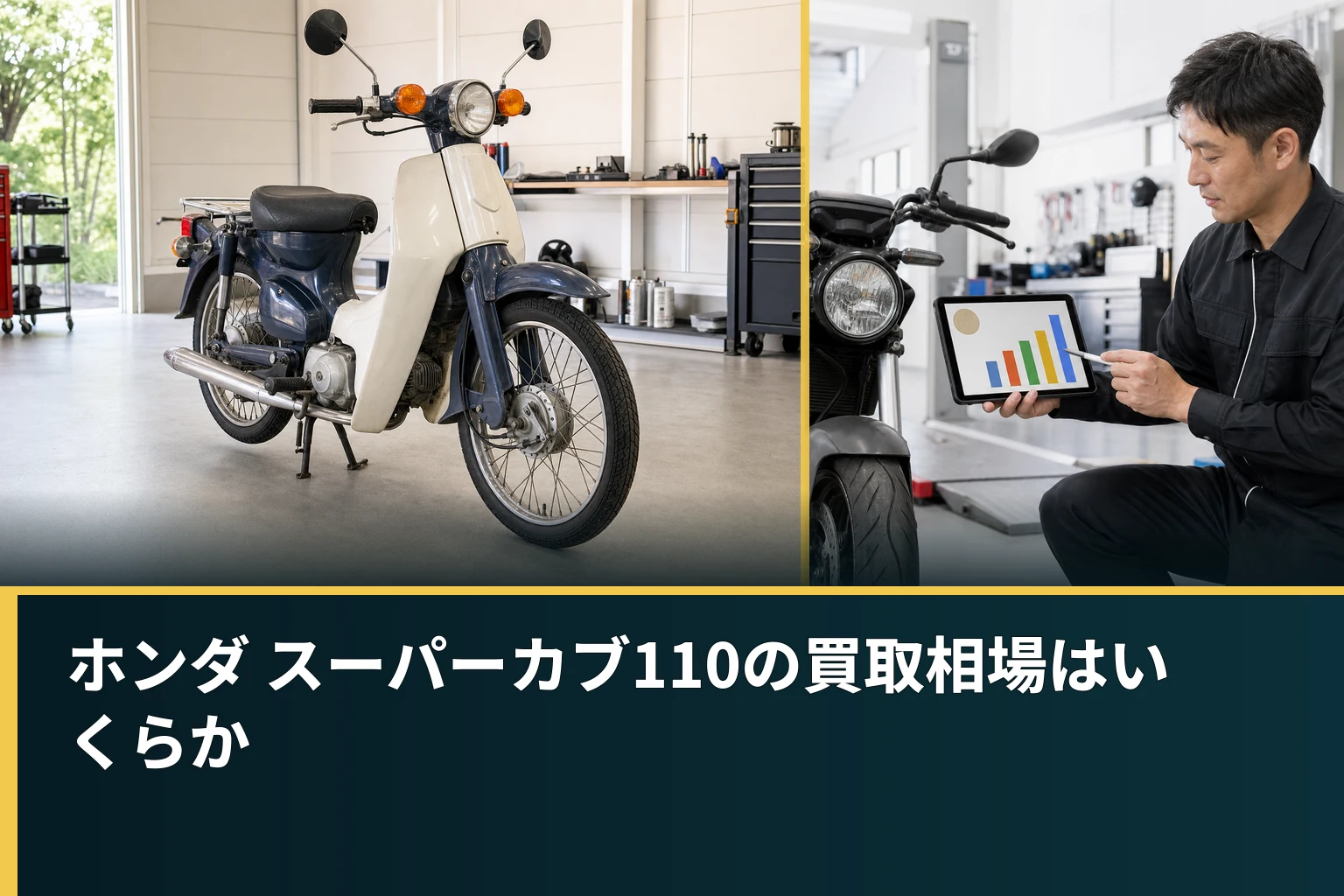 ホンダ スーパーカブ110の買取相場はいくらか