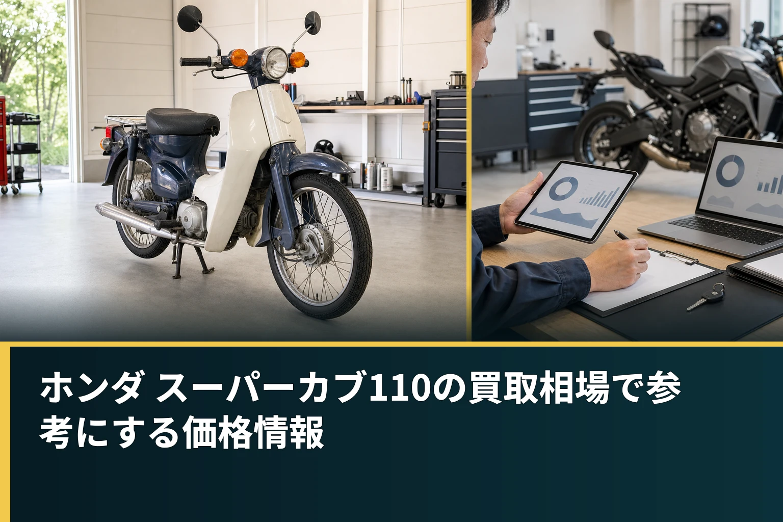 ホンダ スーパーカブ110の買取相場で参考にする価格情報