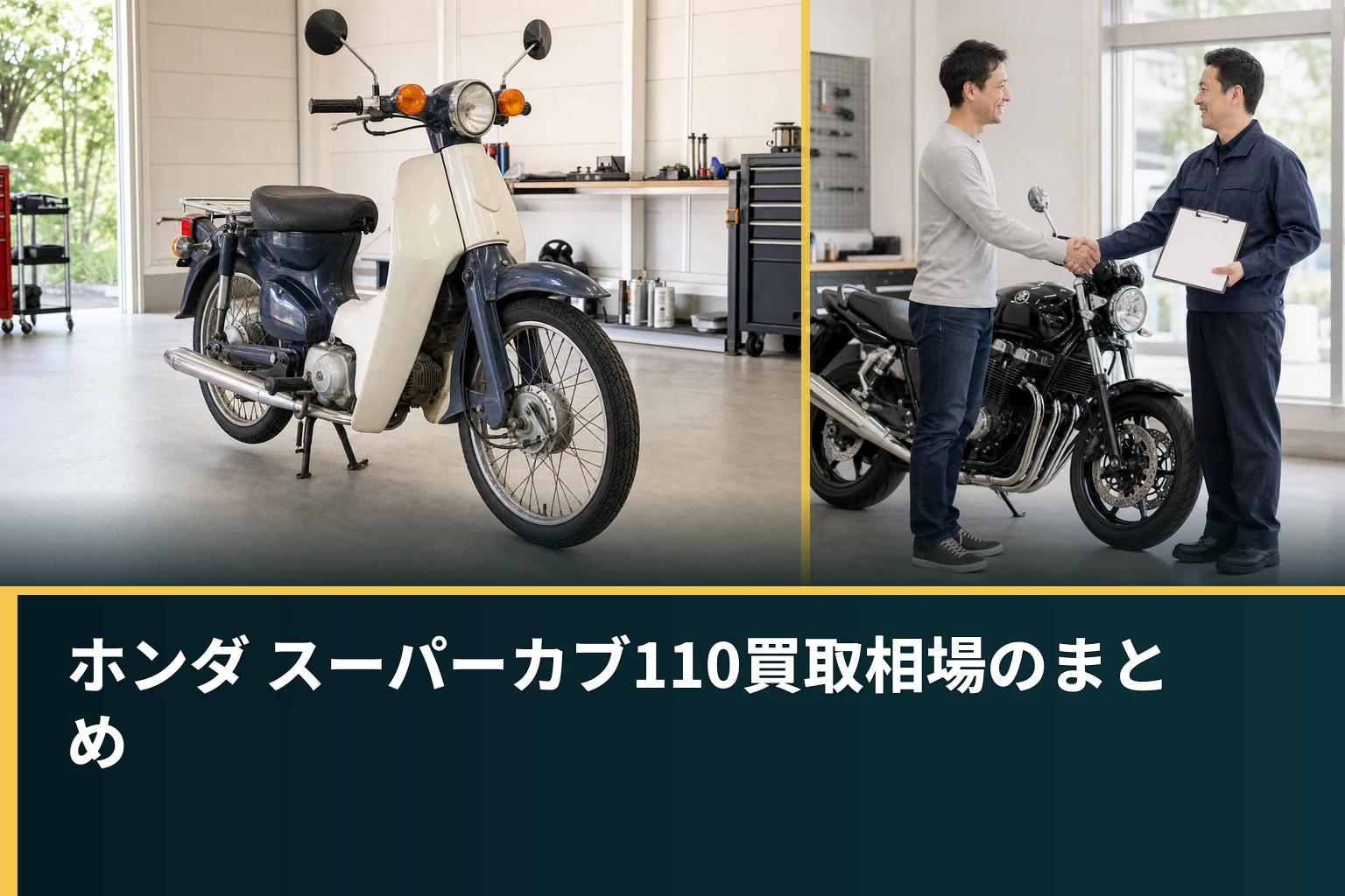 ホンダ スーパーカブ110買取相場のまとめ