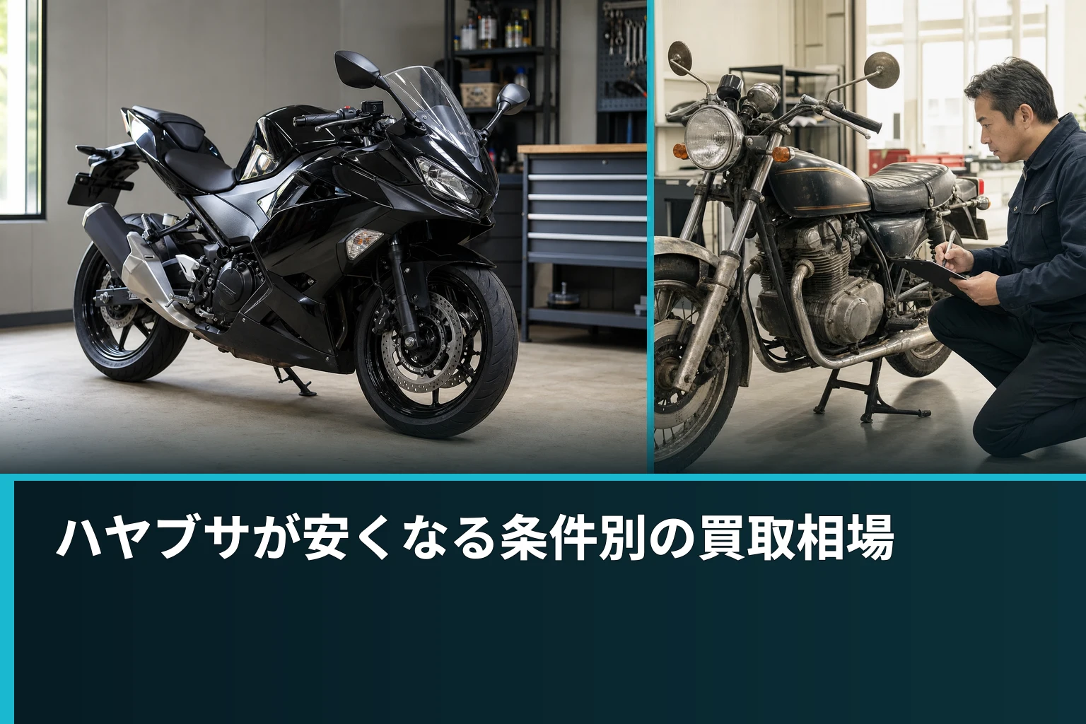 ハヤブサが安くなる条件別の買取相場