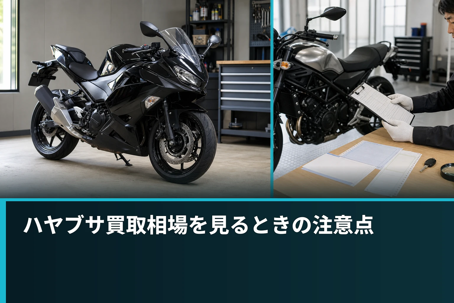 ハヤブサ買取相場を見るときの注意点