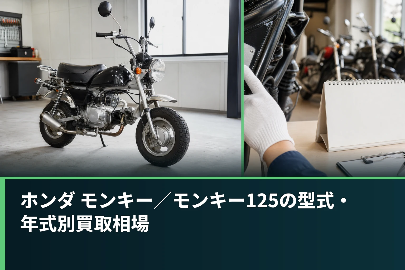 ホンダ モンキー／モンキー125の型式・年式別買取相場