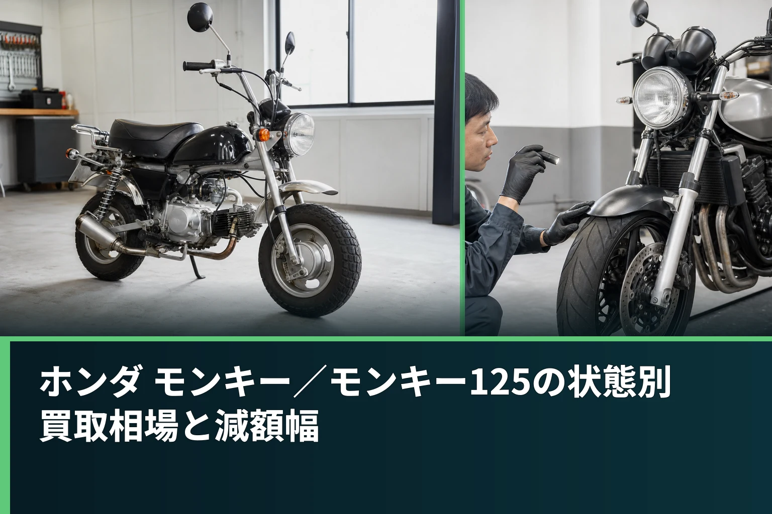 ホンダ モンキー／モンキー125の状態別買取相場と減額幅