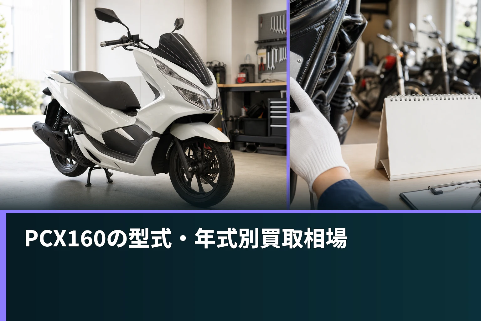 PCX160の型式・年式別買取相場