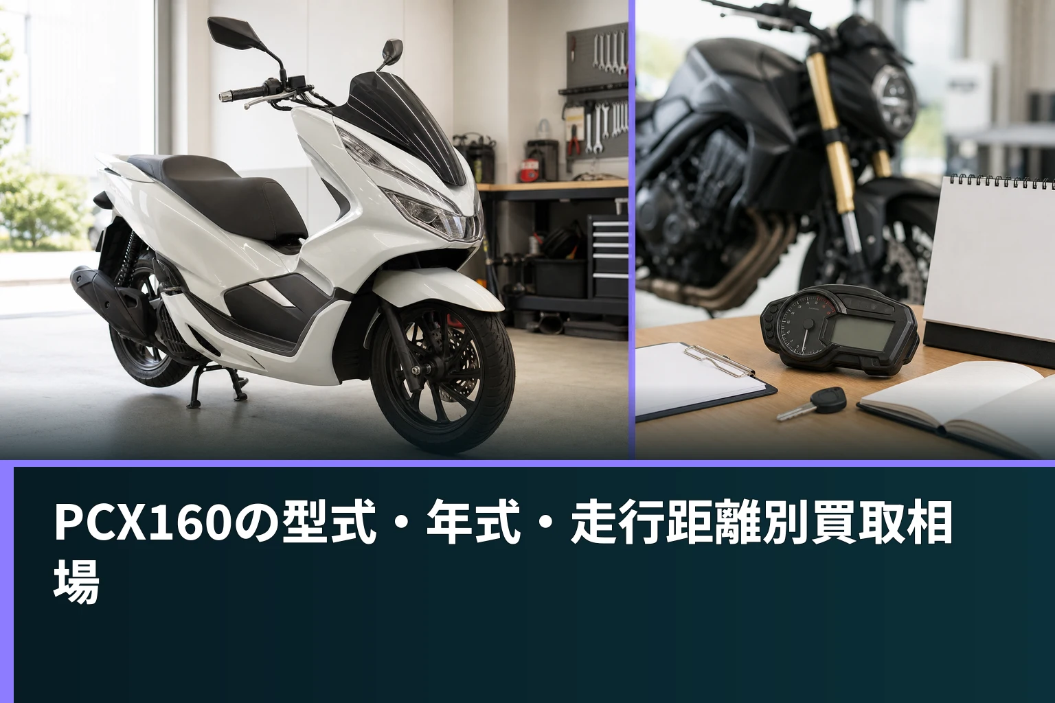 PCX160の型式・年式・走行距離別買取相場
