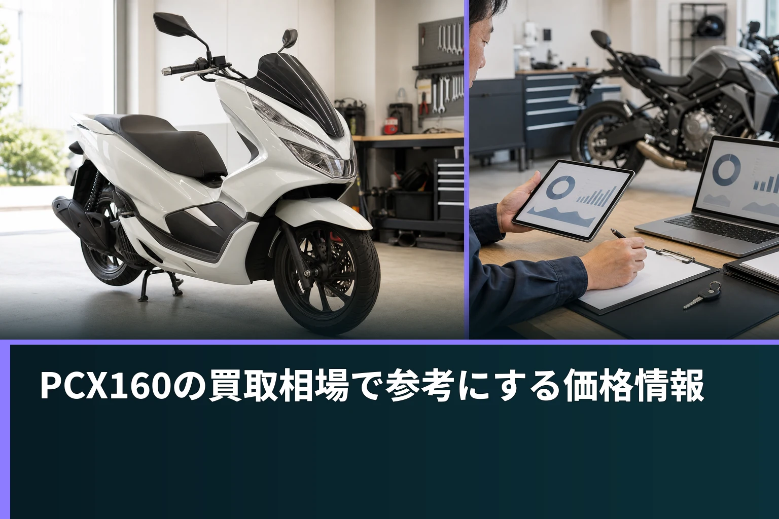 PCX160の買取相場で参考にする価格情報