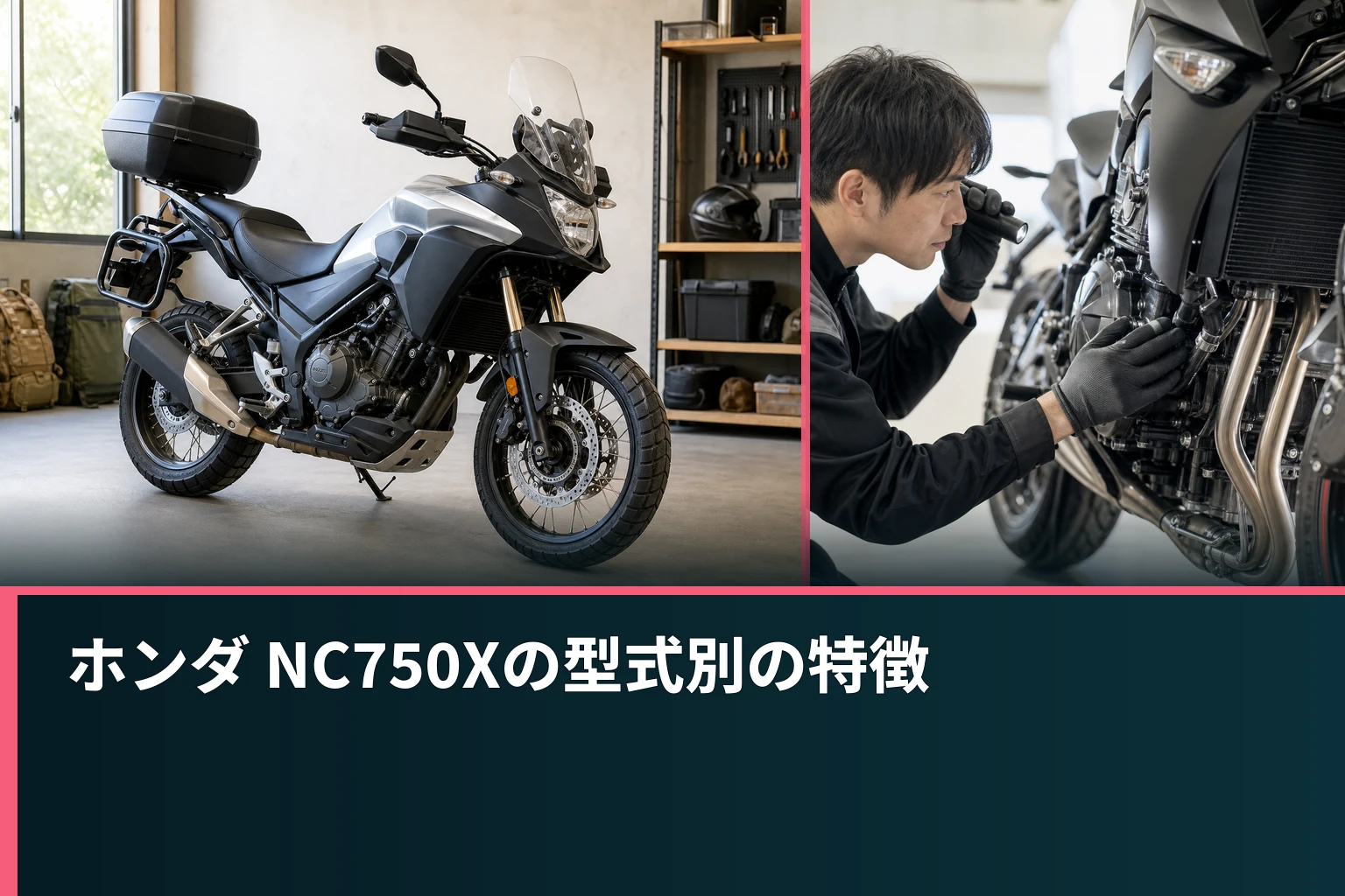 ホンダ NC750Xの型式別の特徴