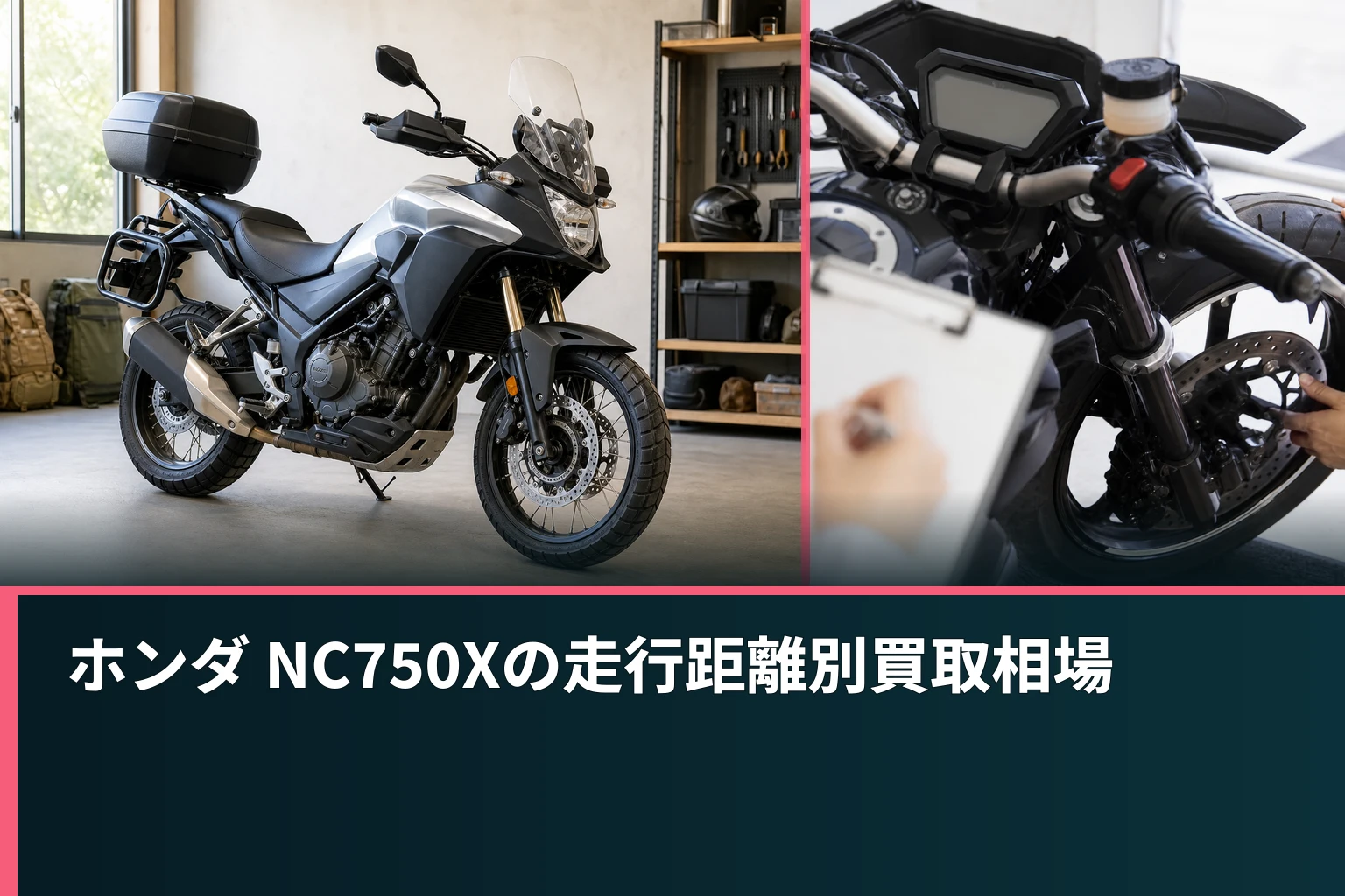 ホンダ NC750Xの走行距離別買取相場